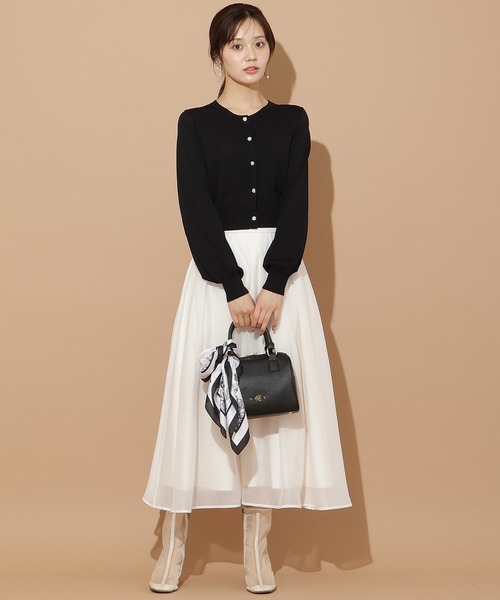 WILLSELECTION（ウィルセレクション）の「ポケットデザインUVカーディガン（カーディガン/ボレロ・レディース・ブラック/ボルドー/ダークブラウン/ベージュ・FREE）」の10枚目の写真