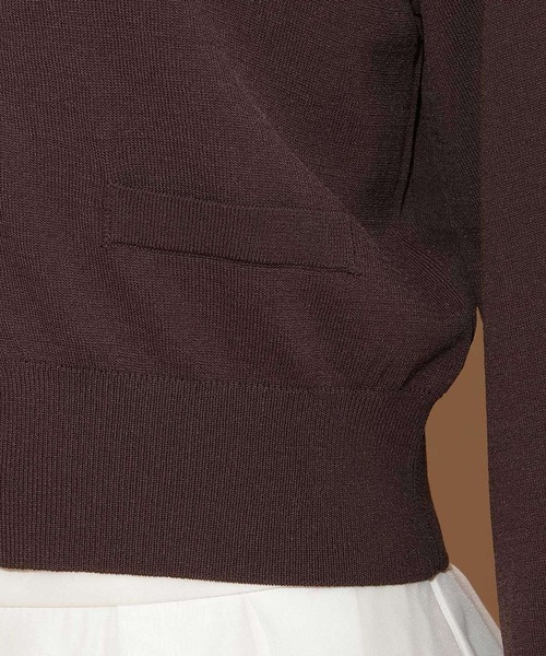 WILLSELECTION（ウィルセレクション）の「ポケットデザインUVカーディガン（カーディガン/ボレロ・レディース・ブラック/ボルドー/ダークブラウン/ベージュ・FREE）」の14枚目の写真