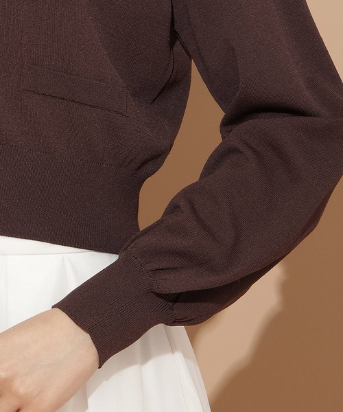 WILLSELECTION（ウィルセレクション）の「ポケットデザインUVカーディガン（カーディガン/ボレロ・レディース・ブラック/ボルドー/ダークブラウン/ベージュ・FREE）」の15枚目の写真