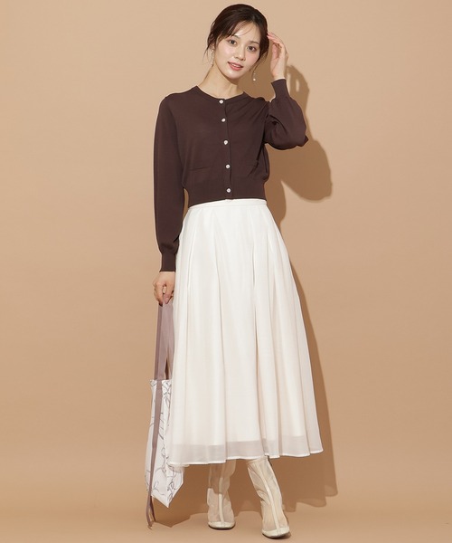 WILLSELECTION（ウィルセレクション）の「ポケットデザインUVカーディガン（カーディガン/ボレロ・レディース・ブラック/ボルドー/ダークブラウン/ベージュ・FREE）」の16枚目の写真