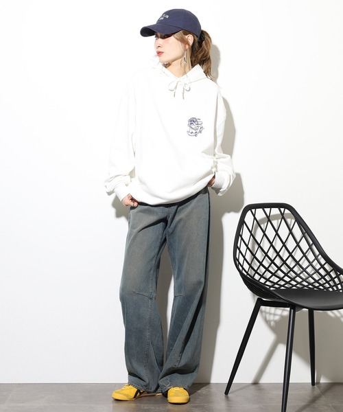 FUNALIVE(ファンアライブ)の「オバケスケボープリントパーカー unisex(パーカー・メンズ・ブラック/ホワイト・M/L)」の11枚目の写真