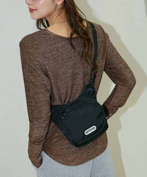 PUBLUX（パブリュクス）の「OUTDOOR PRODUCTS × PUBLUX/アウトドアプロダクツ 別注 ショルダーバッグ　限定展開（ショルダーバッグ・レディース・オリーブ/ブラック/ベージュ・ONE SIZE）」の9枚目の写真