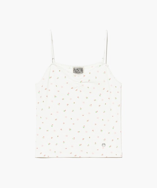 MARITHE + FRANCOIS GIRBAUD(マリテフランソワジルボー)の「W FLOWER CROP SLEEVELESS TEE(Tシャツ/カットソー・レディース・White/グレー系・SMALL/MEDIUM)」の19枚目の写真