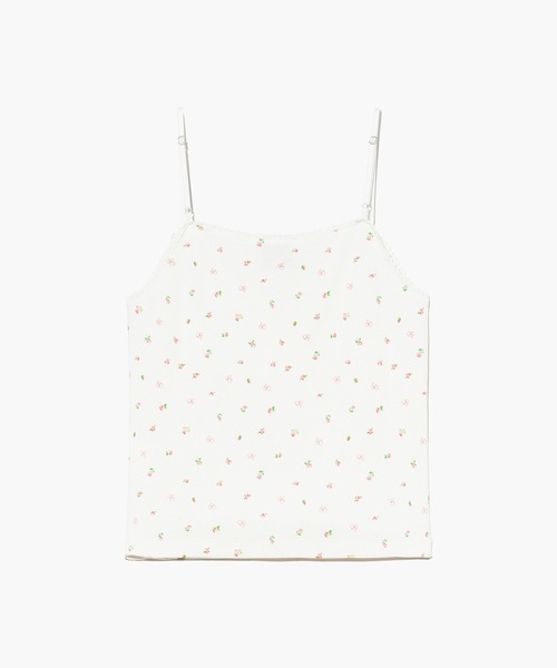 MARITHE + FRANCOIS GIRBAUD(マリテフランソワジルボー)の「W FLOWER CROP SLEEVELESS TEE(Tシャツ/カットソー・レディース・White/グレー系・SMALL/MEDIUM)」の20枚目の写真