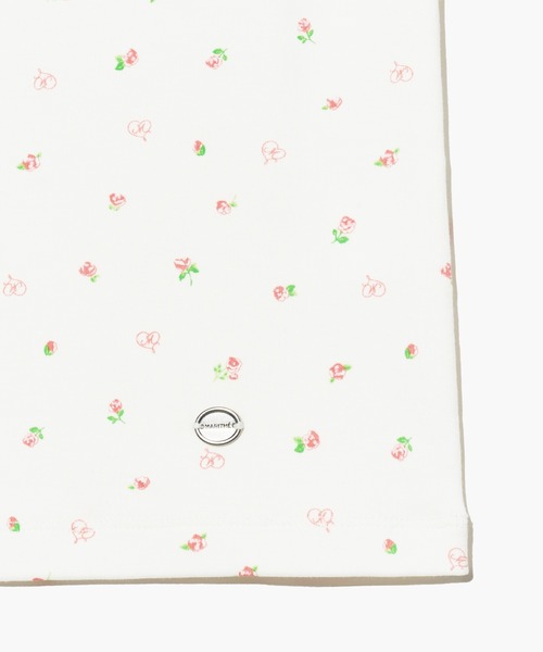 MARITHE + FRANCOIS GIRBAUD(マリテフランソワジルボー)の「W FLOWER CROP SLEEVELESS TEE(Tシャツ/カットソー・レディース・White/グレー系・SMALL/MEDIUM)」の10枚目の写真