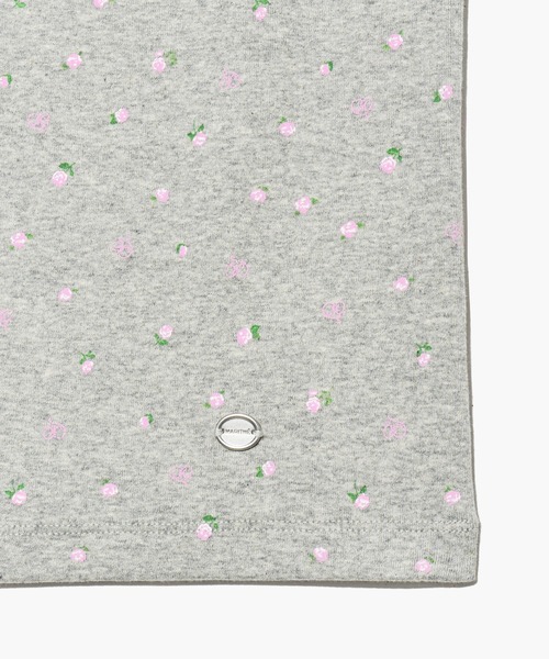 MARITHE + FRANCOIS GIRBAUD(マリテフランソワジルボー)の「W FLOWER CROP SLEEVELESS TEE(Tシャツ/カットソー・レディース・White/グレー系・SMALL/MEDIUM)」の8枚目の写真