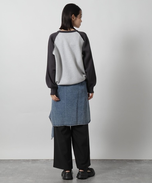 LAKOLE（ラコレ）の「スウェットライクニットプルオーバー / 582212（ニット/セーター・レディース・杢グレー/ブルー/チャコール/オレンジ/ブラウン/ブラック/ロイヤルブルー・FREE）」の19枚目の写真