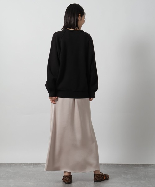 LAKOLE（ラコレ）の「スウェットライクニットプルオーバー / 582212（ニット/セーター・レディース・杢グレー/ブルー/チャコール/オレンジ/ブラウン/ブラック/ロイヤルブルー・FREE）」の10枚目の写真