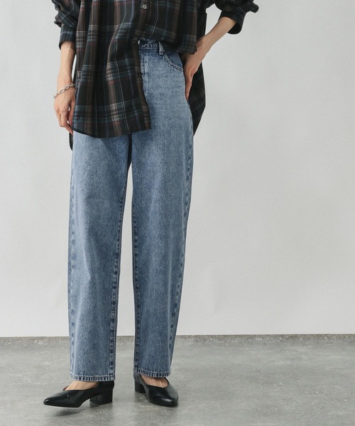 GLOBAL WORK(グローバルワーク)の「GOODデニムストレートパンツ/498392(デニムパンツ・レディース・ブラック/ブルー/ネイビー・X-SMALL/SMALL/MEDIUM/LARGE/X-LARGE/XX-LARGE)」の14枚目の写真