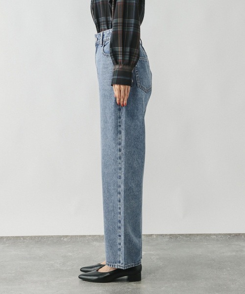 GLOBAL WORK(グローバルワーク)の「GOODデニムストレートパンツ/498392(デニムパンツ・レディース・ブラック/ブルー/ネイビー・X-SMALL/SMALL/MEDIUM/LARGE/X-LARGE/XX-LARGE)」の17枚目の写真