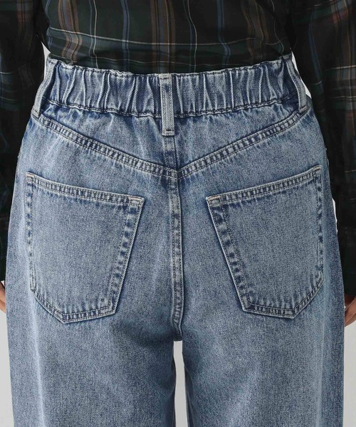 GLOBAL WORK(グローバルワーク)の「GOODデニムストレートパンツ/498392(デニムパンツ・レディース・ブラック/ブルー/ネイビー・X-SMALL/SMALL/MEDIUM/LARGE/X-LARGE/XX-LARGE)」の20枚目の写真