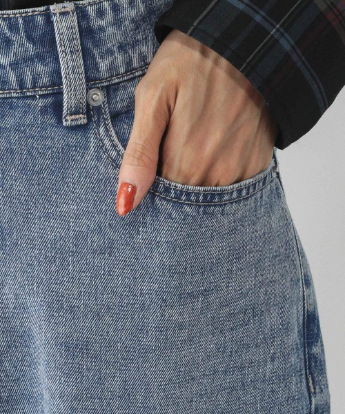 GLOBAL WORK(グローバルワーク)の「GOODデニムストレートパンツ/498392(デニムパンツ・レディース・ブラック/ブルー/ネイビー・X-SMALL/SMALL/MEDIUM/LARGE/X-LARGE/XX-LARGE)」の22枚目の写真