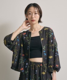 新品タグ付き　Paradise Picnic　33℃　ピグメントシアーブルゾン Paradise Picnic｜パラダイスピクニックのブルゾン（ジップ