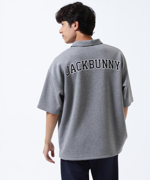 セール】【Jack Bunny!!】T/Rダンボール五分袖ポロシャツ（ポロシャツ
