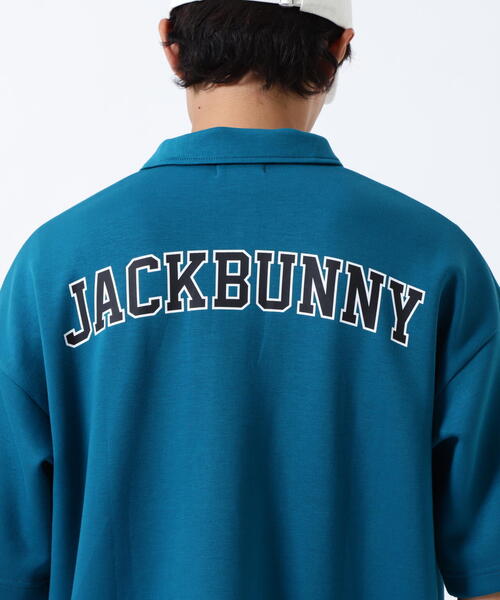セール】【Jack Bunny!!】T/Rダンボール五分袖ポロシャツ（ポロシャツ