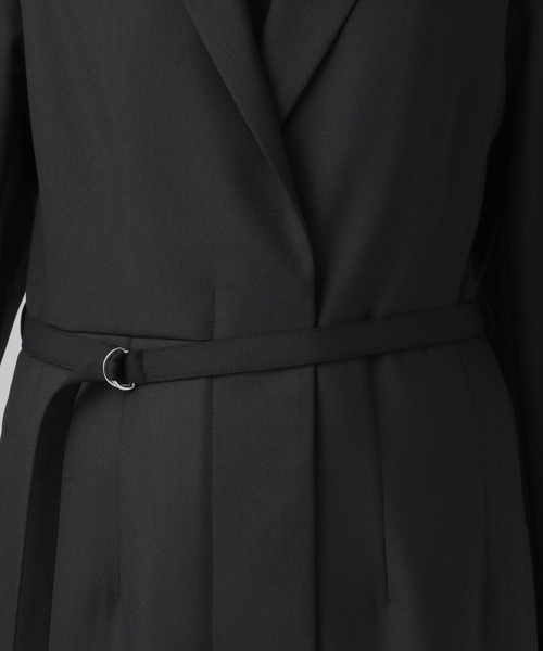A part by（アパートバイ）の「テーラードワンピコート（その他アウター・レディース・ブラック/チャコールグレー・FREE）」の18枚目の写真