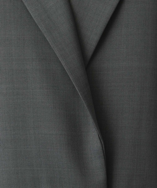 A part by（アパートバイ）の「テーラードワンピコート（その他アウター・レディース・ブラック/チャコールグレー・FREE）」の7枚目の写真