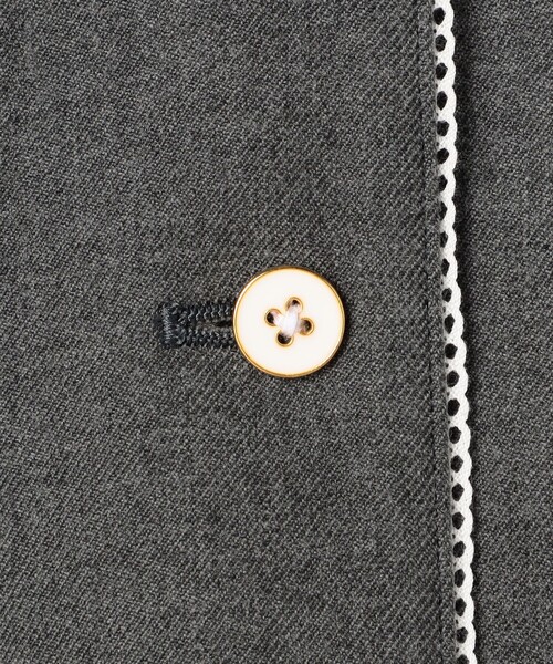 BACCA（バッカ）の「ウールコットンフランネル パジャマシャツ（その他アウター・レディース・チャコールグレー・36/34）」の11枚目の写真