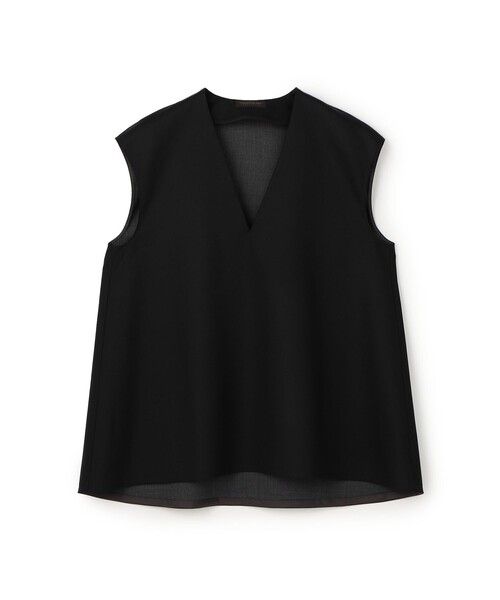 スーパーウールウィーブ Vネックトップス（シャツ/ブラウス