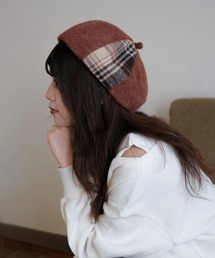 FUR COMBI BERET/ファー コンビベレー帽