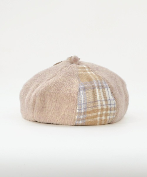 Ruben(ルーベン)の「FUR COMBI BERET/ファー コンビベレー帽(ハンチング/ベレー帽・レディース・ブラック/ベージュ/テラコッタ・FREE)」の17枚目の写真