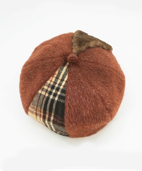 Ruben(ルーベン)の「FUR COMBI BERET/ファー コンビベレー帽(ハンチング/ベレー帽・レディース・ブラック/ベージュ/テラコッタ・FREE)」の20枚目の写真