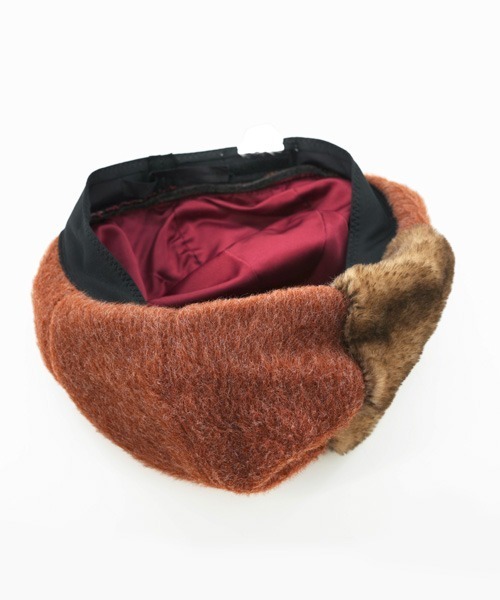 Ruben(ルーベン)の「FUR COMBI BERET/ファー コンビベレー帽(ハンチング/ベレー帽・レディース・ブラック/ベージュ/テラコッタ・FREE)」の22枚目の写真