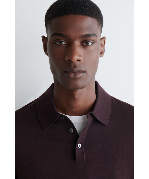 【新品・未使用】COS メリノウール ポロシャツ　M メリノウールポロシャツ（ポロシャツ）｜COS（コス）のファッション