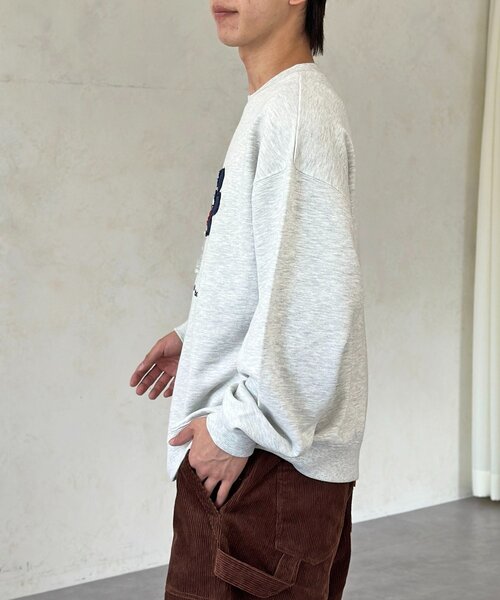 CPCM（シーピーシーエム）の「フラワーパッチワークスウェット（スウェット・レディース・グリーン/オレンジ/アイボリー・MEDIUM/LARGE）」の5枚目の写真