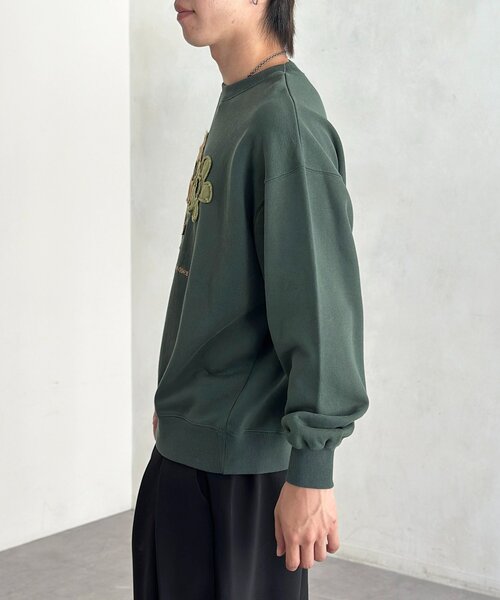 CPCM（シーピーシーエム）の「フラワーパッチワークスウェット（スウェット・レディース・グリーン/オレンジ/アイボリー・MEDIUM/LARGE）」の18枚目の写真