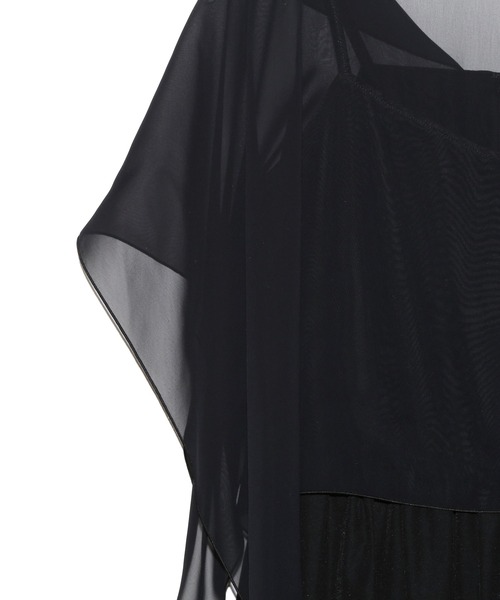 UNDERCOVER(アンダーカバー)の「UP1F1703(ワンピース・レディース・ブラック/ライトグリーン・2/1)」の5枚目の写真