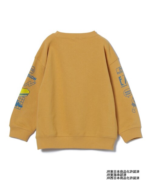 BEAMS mini（ビームスミニ）の「JR 新幹線 スウェット プルオーバー 2025FW（90～150cm）（スウェット・キッズ・ダークグリーン/ナチュラル/イエロー系その他5・100/110/90/140/130/120/150）」の11枚目の写真