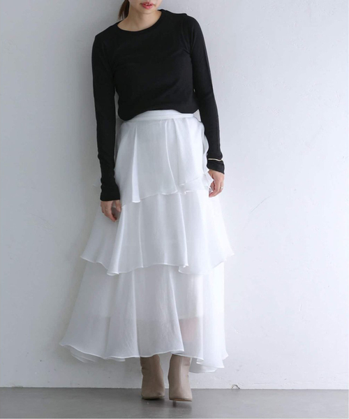 La TOTALITE（ラトータリテ）の「ANNISE./アニス シープスキン ショートブーツ（ブーツ・レディース・ブラック/チャコールグレー・38/37/36）」の15枚目の写真