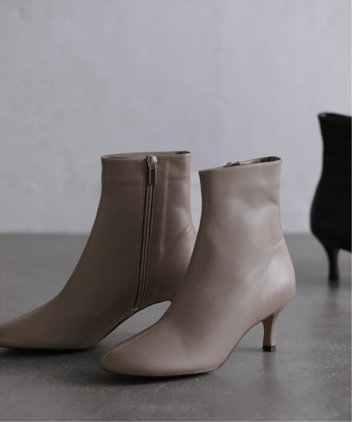 La TOTALITE（ラトータリテ）の「ANNISE./アニス シープスキン ショートブーツ（ブーツ・レディース・ブラック/チャコールグレー・38/37/36）」の18枚目の写真