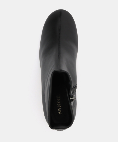 La TOTALITE（ラトータリテ）の「ANNISE./アニス シープスキン ショートブーツ（ブーツ・レディース・ブラック/チャコールグレー・38/37/36）」の4枚目の写真