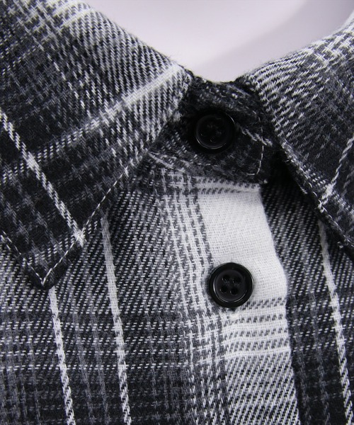 clear（クリア）の「マルチwayオーバーチェックネルシャツ［大人 カジュアル 着回し力抜群］≪AW新作≫（シャツ/ブラウス・レディース・グリーン/ブラック/ブラウン・F）」の22枚目の写真