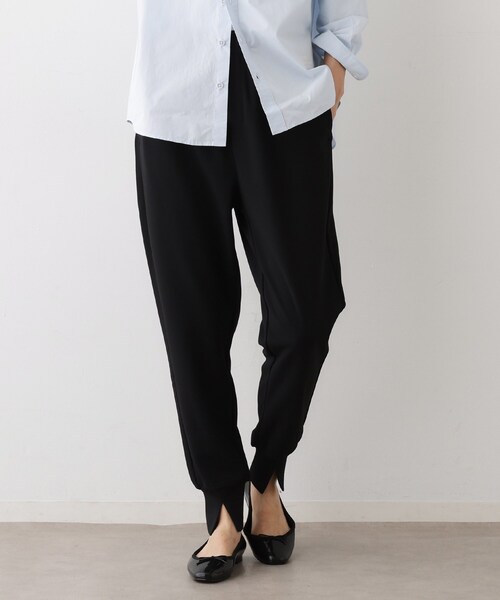Dessin（デッサン）の「【ウエストゴム・洗える】ジョガーパンツ（その他パンツ・レディース・ブラック/ブラウン系その他・00/01/02/03）」の11枚目の写真