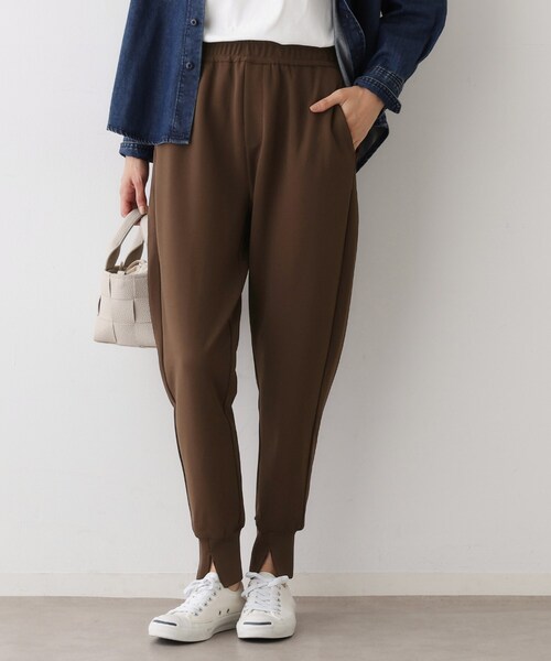 Dessin（デッサン）の「【ウエストゴム・洗える】ジョガーパンツ（その他パンツ・レディース・ブラック/ブラウン系その他・00/01/02/03）」の15枚目の写真