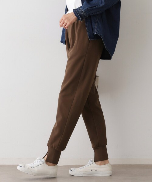 Dessin（デッサン）の「【ウエストゴム・洗える】ジョガーパンツ（その他パンツ・レディース・ブラック/ブラウン系その他・00/01/02/03）」の16枚目の写真