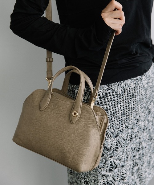 Beau're(ヴュレ)の「BEAURE 2Way Mini トート Bag(ショルダーバッグ・レディース・ブラウン/ベージュ系その他/ブラック/シルバー・FREE)」の3枚目の写真