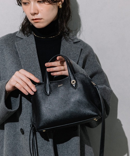 Beau're(ヴュレ)の「BEAURE 2Way Mini トート Bag(ショルダーバッグ・レディース・ブラウン/ベージュ系その他/ブラック/シルバー・FREE)」の1枚目の写真
