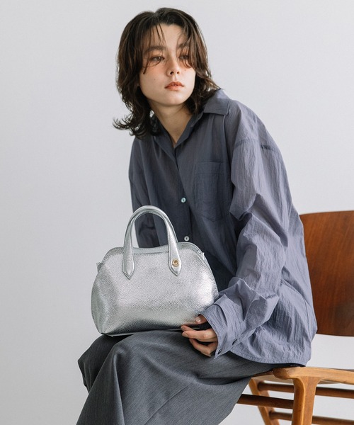 Beau're(ヴュレ)の「BEAURE 2Way Mini トート Bag(ショルダーバッグ・レディース・ブラウン/ベージュ系その他/ブラック/シルバー・FREE)」の14枚目の写真