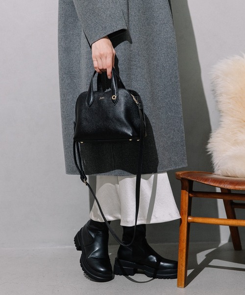 Beau're(ヴュレ)の「BEAURE 2Way Mini トート Bag(ショルダーバッグ・レディース・ブラウン/ベージュ系その他/ブラック/シルバー・FREE)」の19枚目の写真