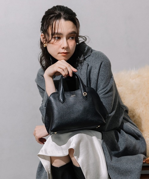 Beau're(ヴュレ)の「BEAURE 2Way Mini トート Bag(ショルダーバッグ・レディース・ブラウン/ベージュ系その他/ブラック/シルバー・FREE)」の22枚目の写真
