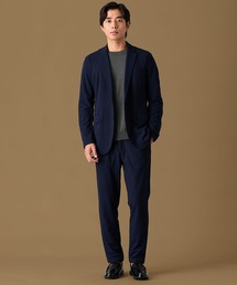 nissen（ニッセン）の「【メンズスーツ】カットソーセットアップスーツ（テーラードジャケット＋イージーパンツ）【大きいサイズ有】（セットアップ）」