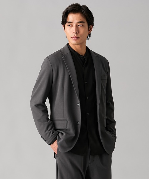 nissen（ニッセン）の「【メンズスーツ】カットソーセットアップスーツ（テーラードジャケット＋イージーパンツ）【大きいサイズ有】（セットアップ・メンズ・ネイビー/ブラック/カーキ/チャコールグレー・M/L/LL/3L/4L/5L/6L/8L/10L）」の17枚目の写真