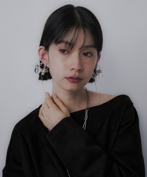 HARE(ハレ)の「パールピアスカフ(HARE)(ピアス(両耳用)・レディース・シルバー・FREE)」の11枚目の写真