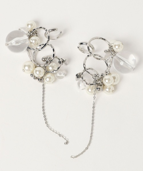 HARE(ハレ)の「パールピアスカフ(HARE)(ピアス(両耳用)・レディース・シルバー・FREE)」の13枚目の写真