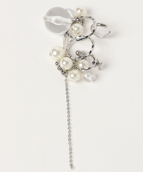 HARE(ハレ)の「パールピアスカフ(HARE)(ピアス(両耳用)・レディース・シルバー・FREE)」の7枚目の写真