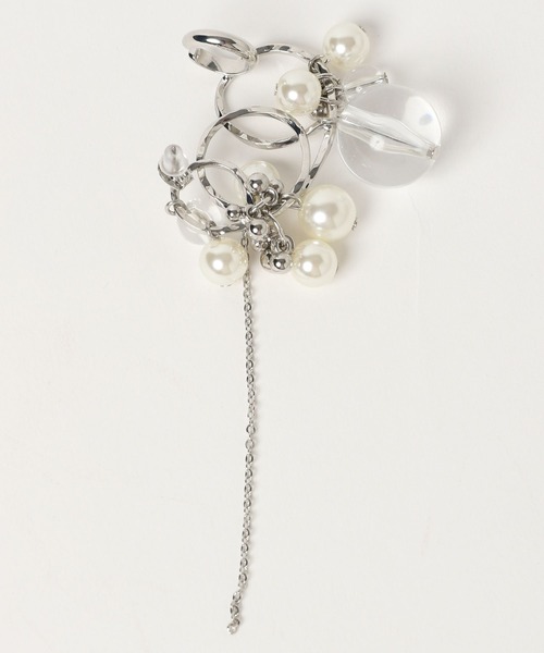 HARE(ハレ)の「パールピアスカフ(HARE)(ピアス(両耳用)・レディース・シルバー・FREE)」の8枚目の写真